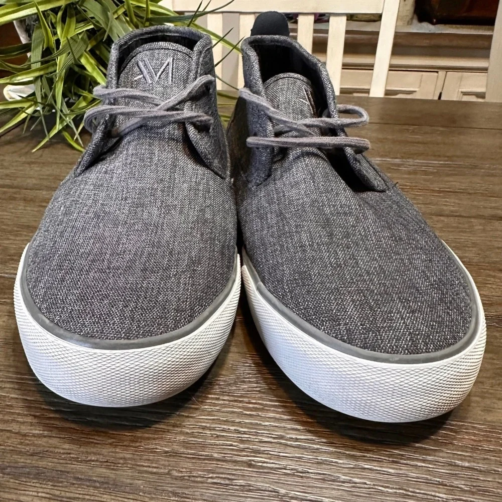 Andrew Marc Reade‎ Textile Chukka Fashion Sneakers Charcoal Mens 10
